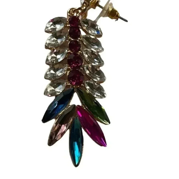 Dangle bejeweled earring - Picture 1 of 5